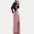 Women's Red Star Printed High-waisted Wide Leg Jeans